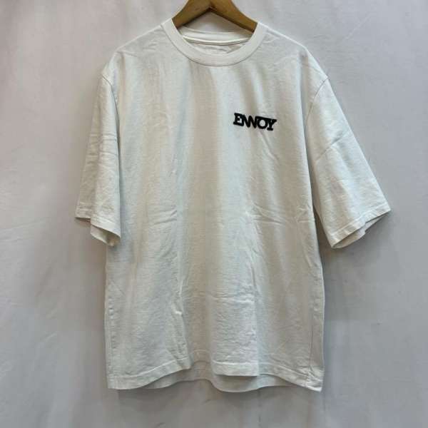 最終価格ENNOY ロングスリーブTシャツ ホワイト　XLサイズ　新品 楽天市場】ENNOY エンノイ Tシャツ エレクトリック ロゴ ロング