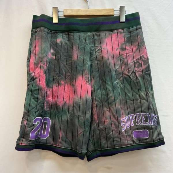 楽天市場】L【Supreme 19SS Rhinestone Basketball Short Red