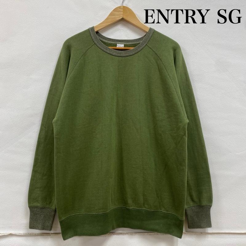 エントリーエスジー ラグラン スリーブ クルーネック スウェット シャツ トレーナー メンズ XL ISItems【USED】【古着】【中古】50132455