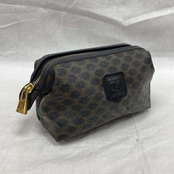 楽天市場】【バッグ】CELINE セリーヌ マカダム柄 ブラゾン柄 ポーチ