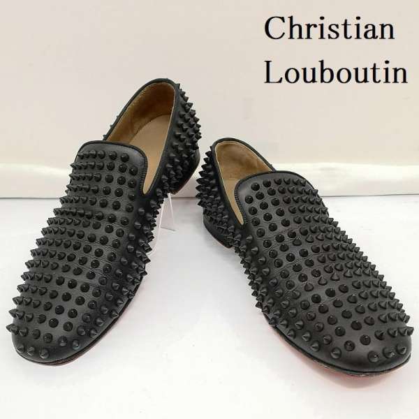 クリスチャン ルブタン スリッポン 35 Christian Louboutin Christian Louboutin - クリスチャンルブタン スエード LOVE