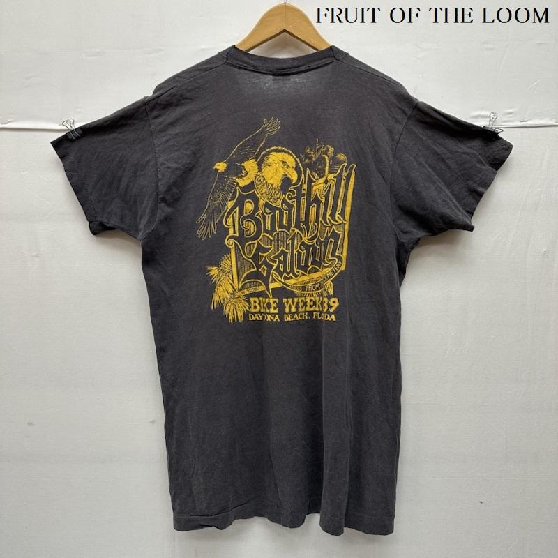 古着 80s 89年製 Boothill Saloon FRUIT OF THE LOOM USA製 シングルステッチ フェード プリント Tシャツ メンズ L ISItems【USED】【古着】【中古】50133996|クラシカ
