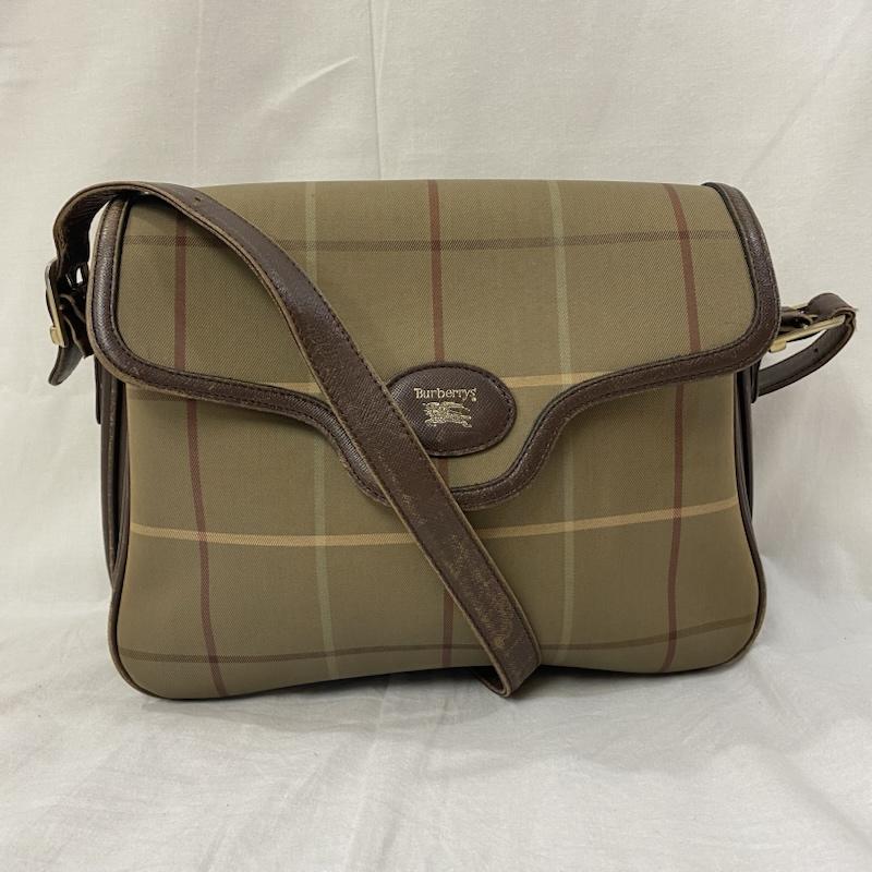 古着 burberrys ノバチェック ロゴパッチ ショルダーバッグ VINTAGE ユニセックス メンズ - ISItems【USED】【古着】【中古】50134318