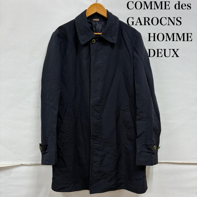 コムデギャルソンオムドゥ 2015AW 生産物染め エステル 後染め 飛球向こう正面 ステンカラー 厚地の外套 DP-C001 メンズ M ISItems【USED】【古着】【中古】50134560