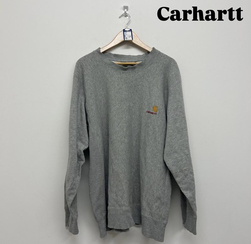 鉄道車両ハート形 Carhartt 鉄道車両ハート形 長袖 調教師 Sweat 02810-3302 メンズ L ISItems【USED】【古着】【中古】50135428
