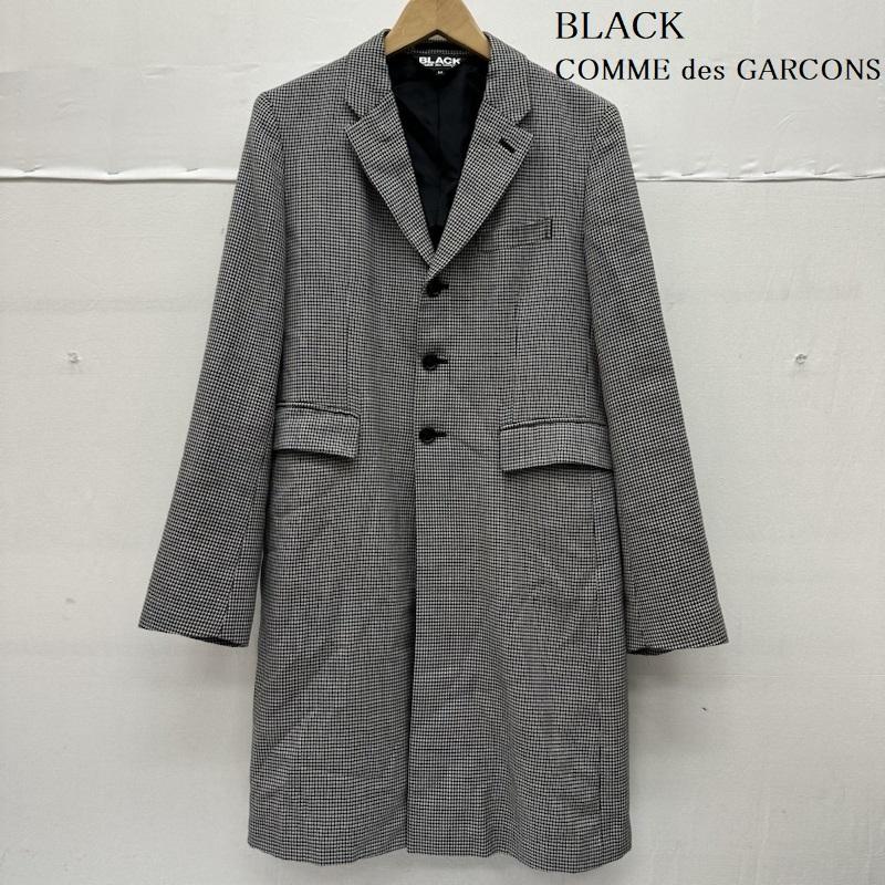 ブラックコムデギャルソン 10AW 千鳥格子 3B ロング ウール テーラード ジャケット 1F-J017 メンズ M ISItems【USED】【古着】【中古】50135858