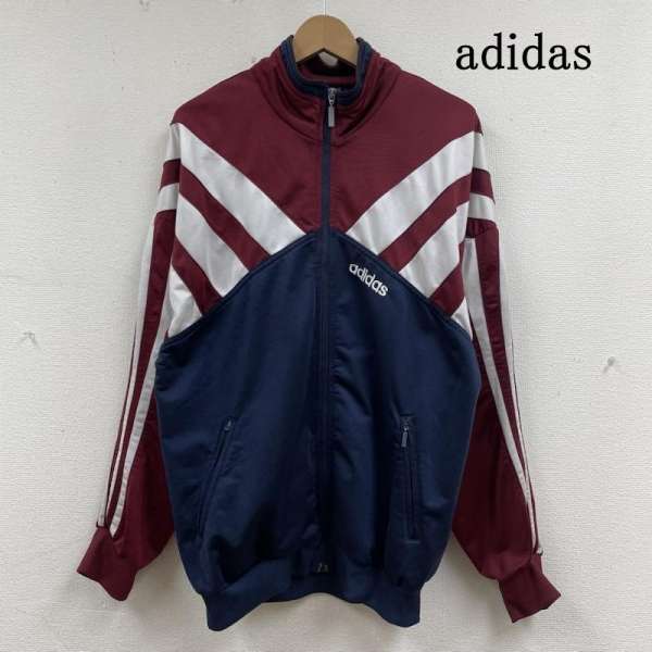 adidas トラックジャケット USA製 80s アディダス 80s オールド トラックジャケット 銀タグ 万国旗タグ 刺繍