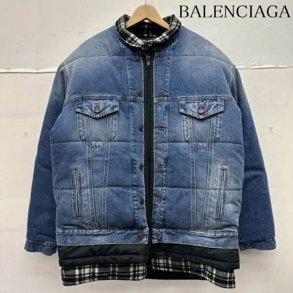 楽天市場】BALENCIAGA 2018SS Swing Denim Jacket 509117 TYE14