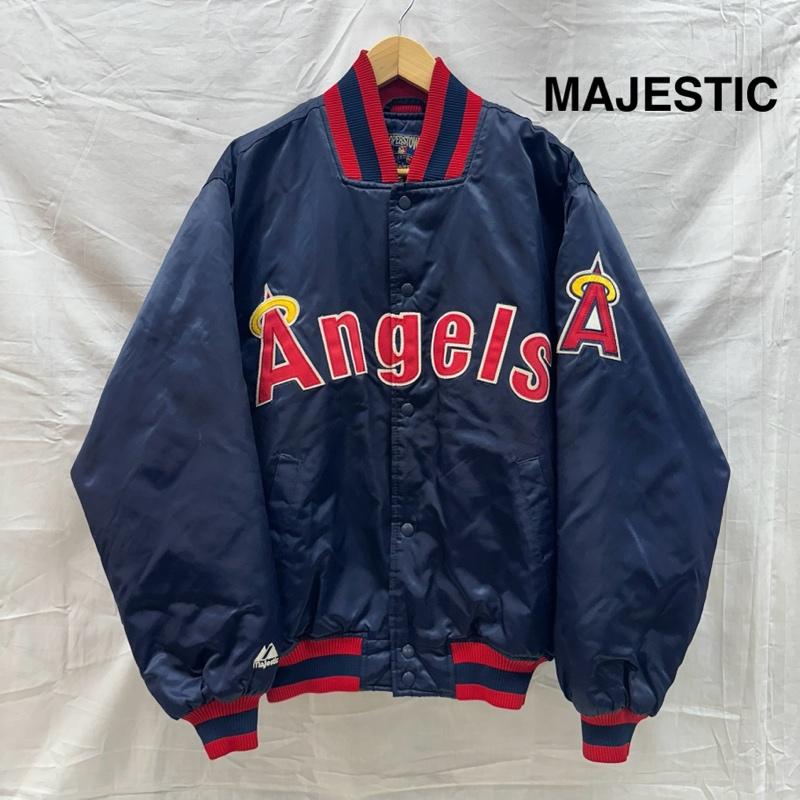 マジェスティック COOPERSTOWN クーパーズタウン Los Angeles Angels ロサンゼルス エンジェルス スタジアム ジャケット MLB メンズ M ISItems【USED】【古着】【中古】50136671|クラシカ