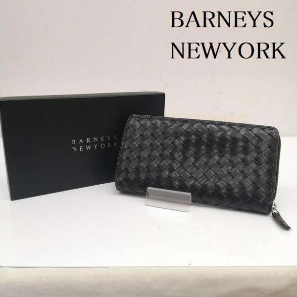 バーニーズニューヨーク 長財布 BARNEYS NEW YORK カーフレザー 51dbe58f49429cbf16e2f37182c7dc