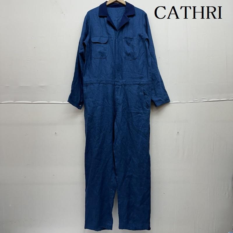 古着 CATHRI BEAMS 別注 Navy Rose リネン オールインワン 69-17-0008-120 メンズ M ISItems【USED】【古着】【中古】50138075｜クラシカ