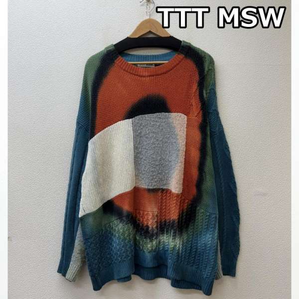 楽天市場】ティー・TTT MSW 22SS Bonsai Stencil Knit 状態SS