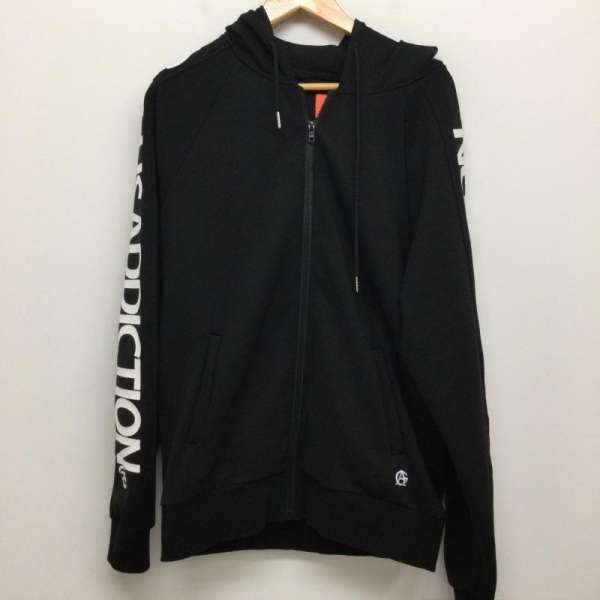 ガリスアディクション gallis addiction パーカー 袖ロゴ フルジップ フーデッド メンズ M ISItems【USED】【古着】【中古】50140061