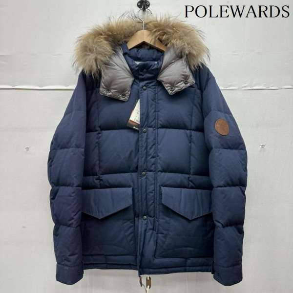 古着 POLEWARDS SYOWA STATION 1957 フード ファー ダウン ジャケット 6000 メンズ XL ISItems【USED】【古着】【中古】50140461 24,090円