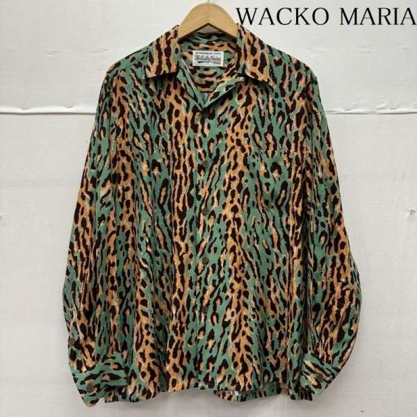 WACKO MARIA レオパード　レーヨン　半袖　アロハシャツ　美品　正規品 WACKO MARIA ワコマリア LEOPARD HAWAIIAN S/S SHIRT ハワイアン