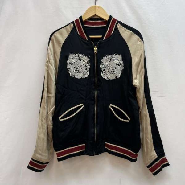 楽天市場】70年代 龍 刺繍 コリジャン KOREA 韓国 中綿入り スーベニア