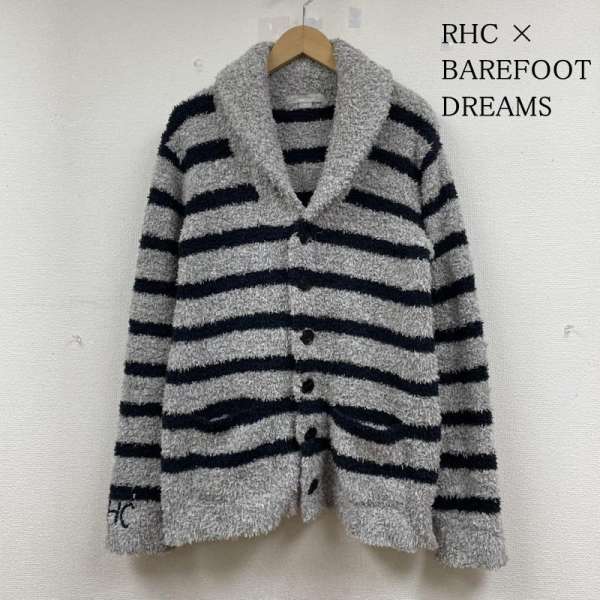 ロンハーマンBarefoot Dreams RHC カーディガン XL グレー ポケット ロングカーディガン（アイボリー/チャコールグレー