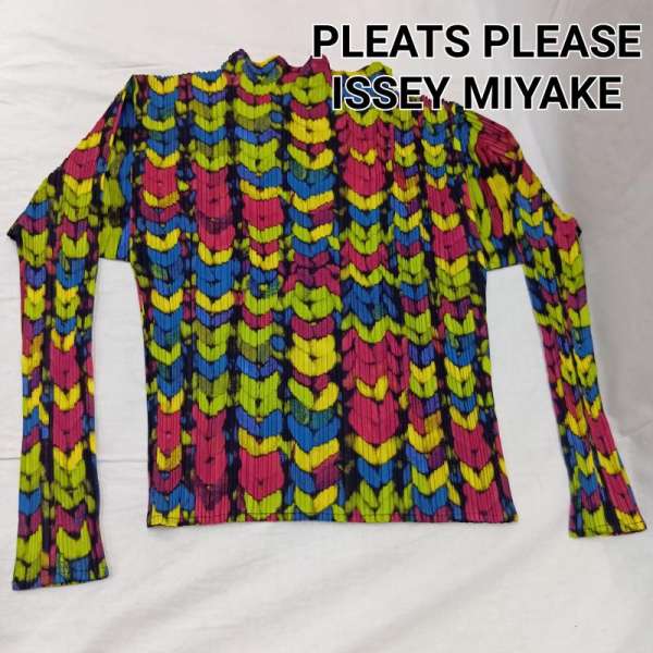 プリーツプリーズ ISSEY MIYAKE プリーツ 総柄 マルチカラー PP14-JK441 レディース 3 ISItems【USED】【古着】【中古】50143125
