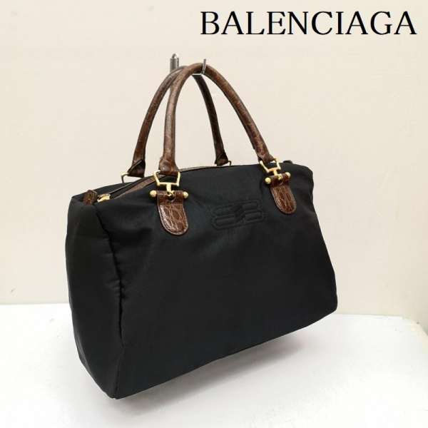 楽天市場】BALENCIAGA(バレンシアガ）モノグラム ミニボストン