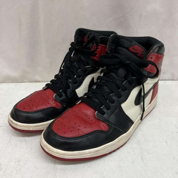 ナイキ AIR JORDAN 1 RETRO HIGH OG "BRED TOE" 555088-610 エアジョーダン メンズ 26.5cm ISItems【USED】【古着】【中古】50143340|クラシカ