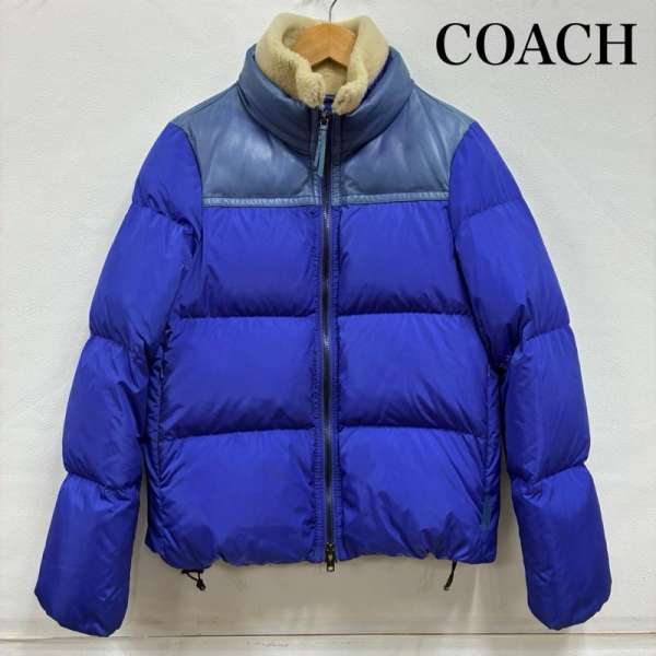 楽天市場】コーチ ボア 切替 ダウンジャケット XL ホワイト系 COACH