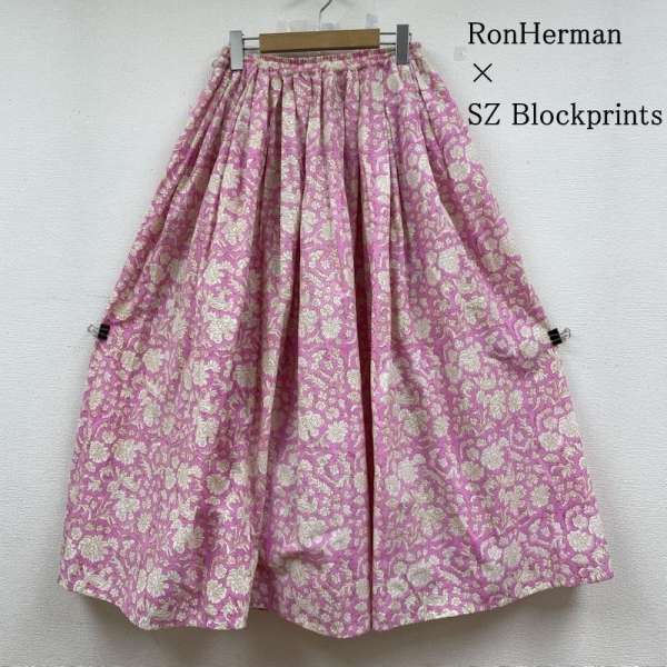 ロンハーマン SZ Blockprints コラボ コットン 花柄 総柄 フラワープリント ロング フレア スカート 3510500225 レディース S ISItems【USED】【古着】【中古】50143887|クラシカ