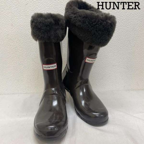 山立ち W23754 AMPSTEAD SHORT 雨水 シューズ ブーツ ボア レディース UK：6 ISItems【USED】【古着】【中古】50143988