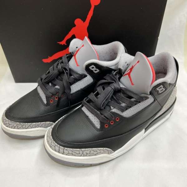 ナイキ AIR JORDAN 3 RETRO BLACK CEMENT DN3707-010 エアジョーダン 26.0糎【USED】【古着】【中古】50144601