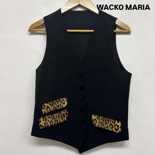 楽天市場】WACKO MARIA ワコマリア ベスト サイズ:M チェーン刺繍 T/R