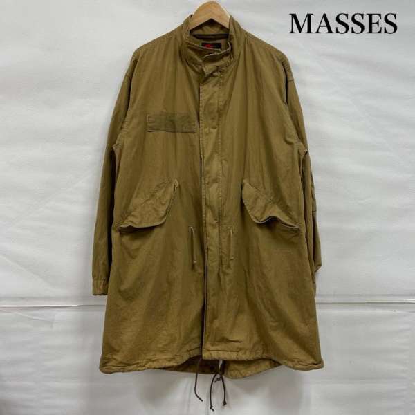 古着 MASSES 18AW マシス フィッシュテール ミリタリー モッズコート パッチ ワッペン メンズ S ISItems【USED】【古着】【中古】50145515