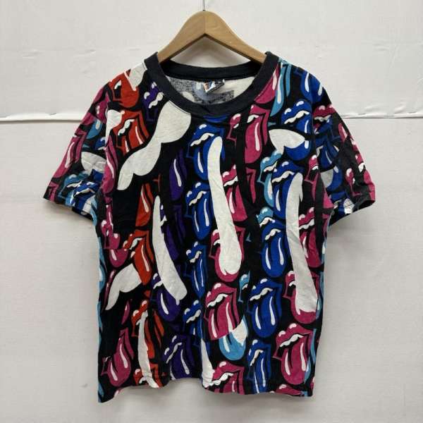 80s/VINTAGE ローリングストーンズ　バンドTシャツ 80s USA製 ローリングストーンズ バンドTシャツ | ブラック Mサイズ