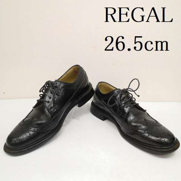 楽天市場】【中古】REGAL リーガル レザーウィングチップシューズ V083