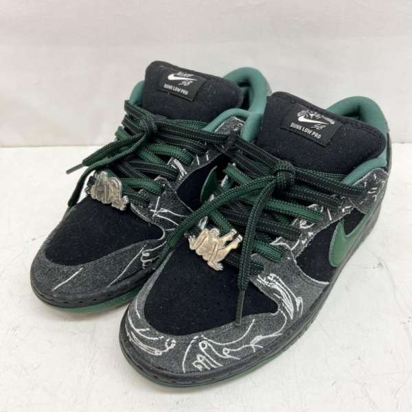 ナイキ THERE SKATEBOARDS × SB DUNK LOW QS ゼア HF7743-001 メンズ 26.5糎 ISItems【USED】【古着】【中古】50146718 メンズ靴-スニーカー