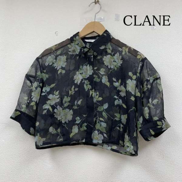 クラネ 半袖 シャツ SHEER FLOWER SHORT SLEEVE SHIRTS フラワー 18122-4222 レディース 1 ISItems【USED】【古着】【中古】50146991|クラシカ