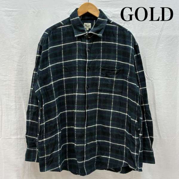 楽天市場】GOLD ゴールド シャツ サイズ:L 23AW オンブレチェック