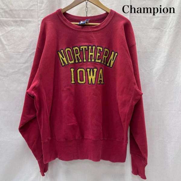 チャンピオン リバースウィーブ スウェット NORTHERN IOWA カレッジプリント サイドリブ RN26034 メンズ - ISItems【USED】【古着】【中古】50147112