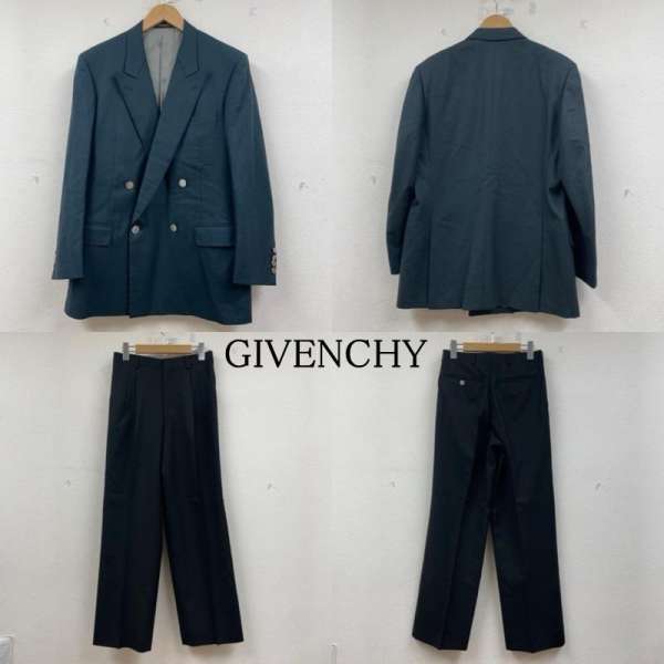 Givenchy ジバンシー　モヘア混　セットアップ　スーツ　背抜き　春夏　L Givenchy ジバンシー モヘア混 セットアップ スーツ 背抜き 春夏 L