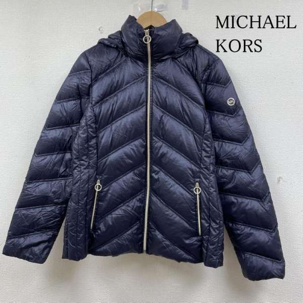 楽天市場】マイケルマイケルコース ダウン 黒色 ブラック レディース