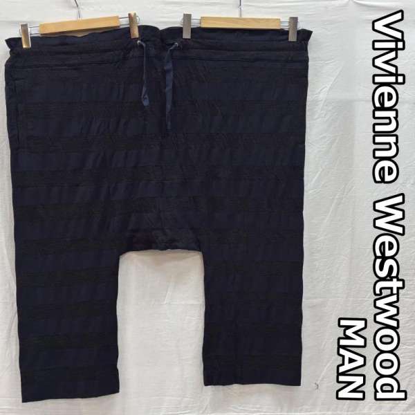 ヴィヴィアンウエストウッドマン ウール ボーダー サルエル パンツ VW-J2-87830 メンズ FREE ISItems【USED】【古着】【中古】50148139