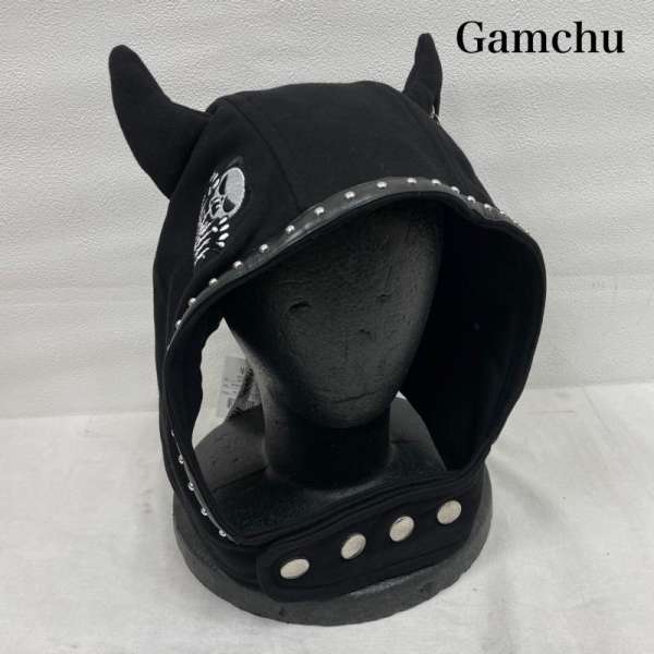 古着 Gamuchu ガムチュ ニンゲンやめたい Monster Hood 破懐骨りあ ツノ スタッズ フード ピアス 地雷系 メンズ FREE ISItems【USED】【古着】【中古】50148248