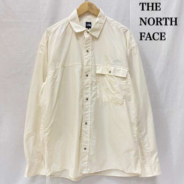 ザノースフェイス NR12552 L/S NUPTSE SHIRT アイボリー XL メンズ XL ISItems【USED】【古着】【中古】50148279