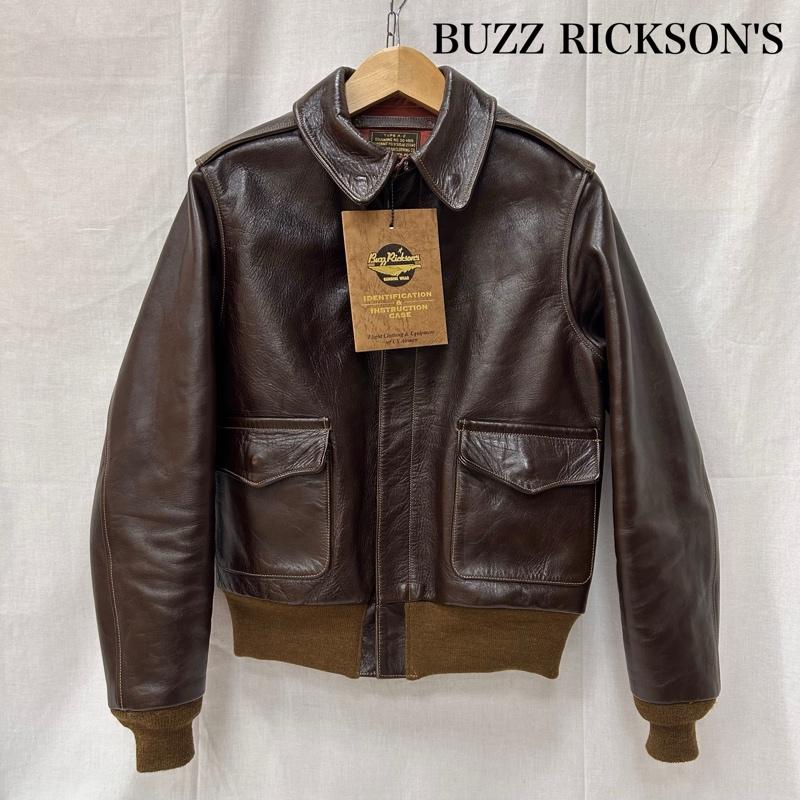バズリクソンズ TYPE A-2 ROUGH WEAR CLOTHING CO. BR80593 HORSEHIDE ITALY製 38 メンズ 38 ISItems【USED】【古着】【中古】50148327|クラシカ