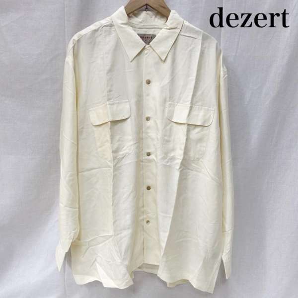 ＵＳＥＤ古着 80s 90s dezert デザート 田口成彦 シャツ ボックスシルエット アイボリー 袋付き メンズ - ISItems【USED】【古着】【中古】50148983