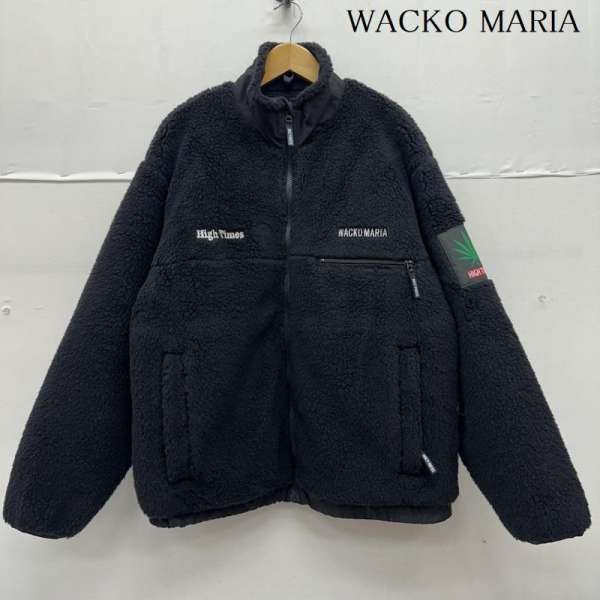 ワコマリア HIGHTIMES BOA FLEECE JACKET ボア フリース 上衣 M【USED】【古着】【中古】50149219