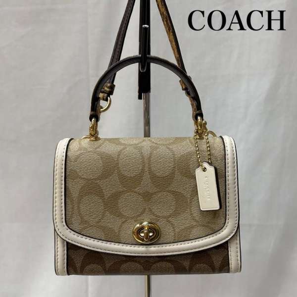 コーチ MICRO TILLY SATCHEL 2way ショルダーバッグ D2081-3079 レディース - ISItems【USED】【古着】【中古】50149361