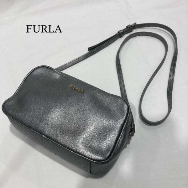 フルラ 245204 G8736/S1 リリー シルバー レザー レディース 表記無し ISItems【USED】【古着】【中古】50149753