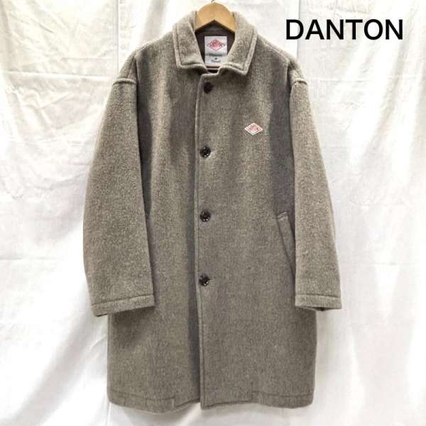 ダントン ウールコート スタンカラー ロング DT-A0011 WLP メンズ 36 ISItems【USED】【古着】【中古】50150036｜クラシカ