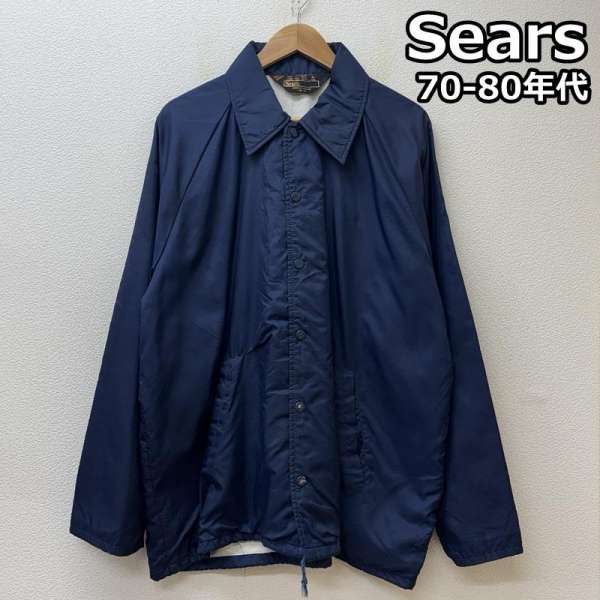 楽天市場】70年代 Sears シアーズ コーチ ジャケット ブルー (メンズ L