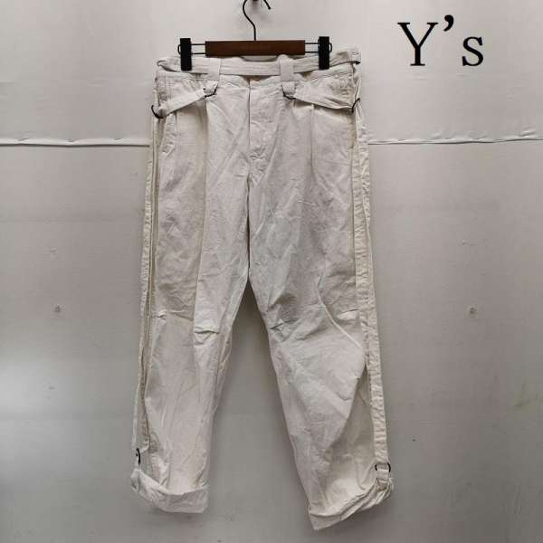 ワイズ MT-P10-010 yohji yamamoto ボンテージ パラシュート パンツ メンズ 2 ISItems【USED】【古着】【中古】50150129