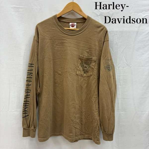 ハーレーダビッドソン Hanes 2010 ロングスリーブ ポケット Tシャツ 4面 プリント メンズ L ISItems【USED】【古着】【中古】50150186｜クラシカ
